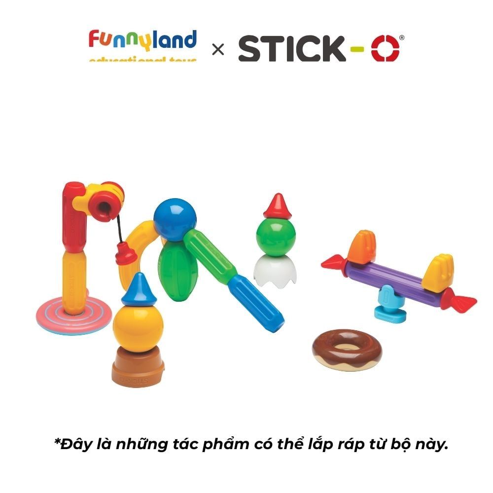 Đồ chơi xếp hình nam châm Hàn Quốc Stick-O ROLE PLAY SET