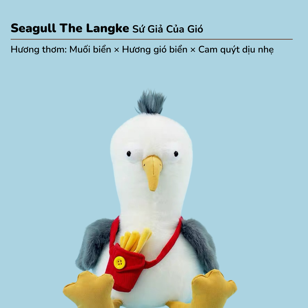 Recur - Thú bông seagull the Langke (Có Hương Thơm)