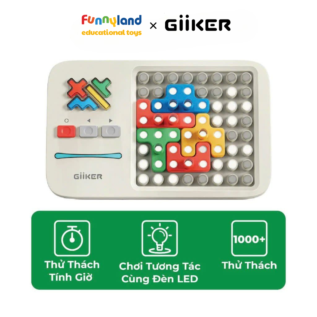 Đồ chơi đố trí: Đồ chơi Giiker Super Blocks