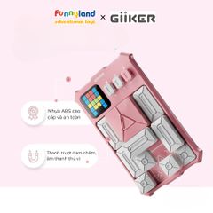 Đồ chơi xếp hình nam châm cảm ứng thông minh Giiker Super Slide Pink