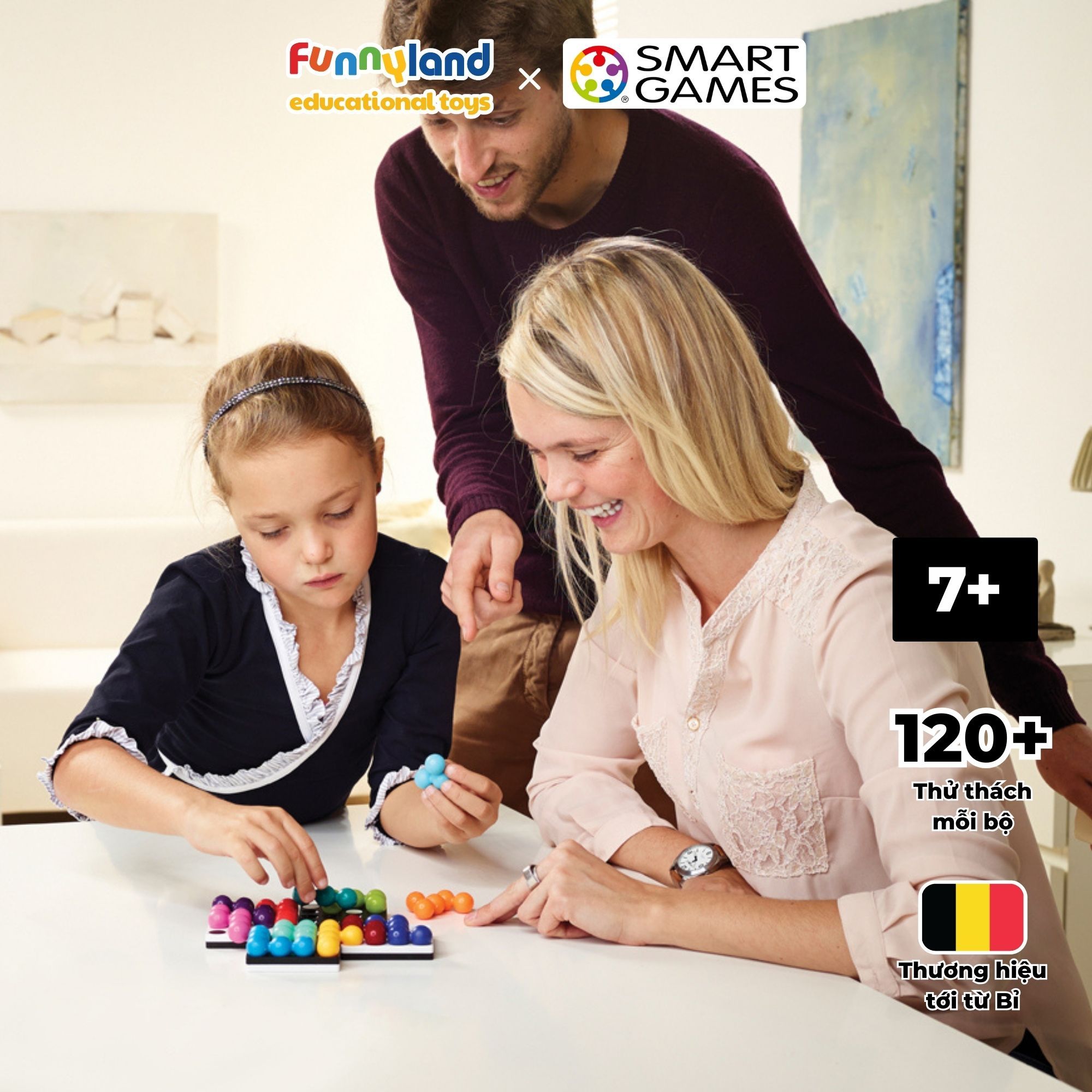 Đồ chơi trí tuệ Smartgames Thử thách Quadrillion