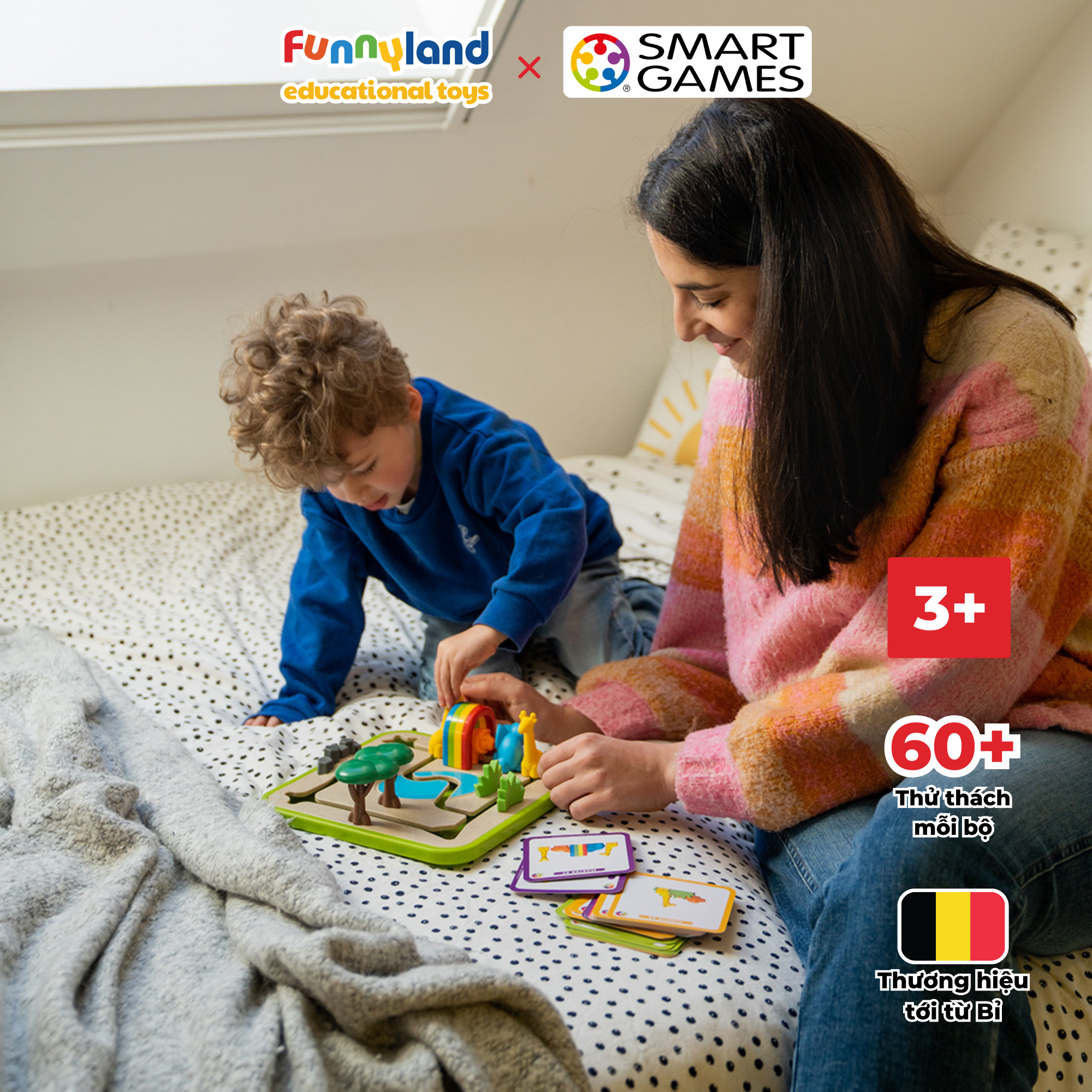 Đồ chơi trí tuệ Smartgames thử thách Safari Park Jr.