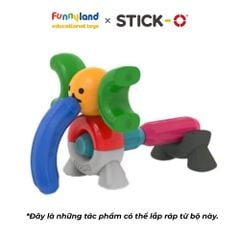 Đồ chơi xếp hình nam châm Hàn Quốc Stick-O PEEKABOO CAT & DOG SET