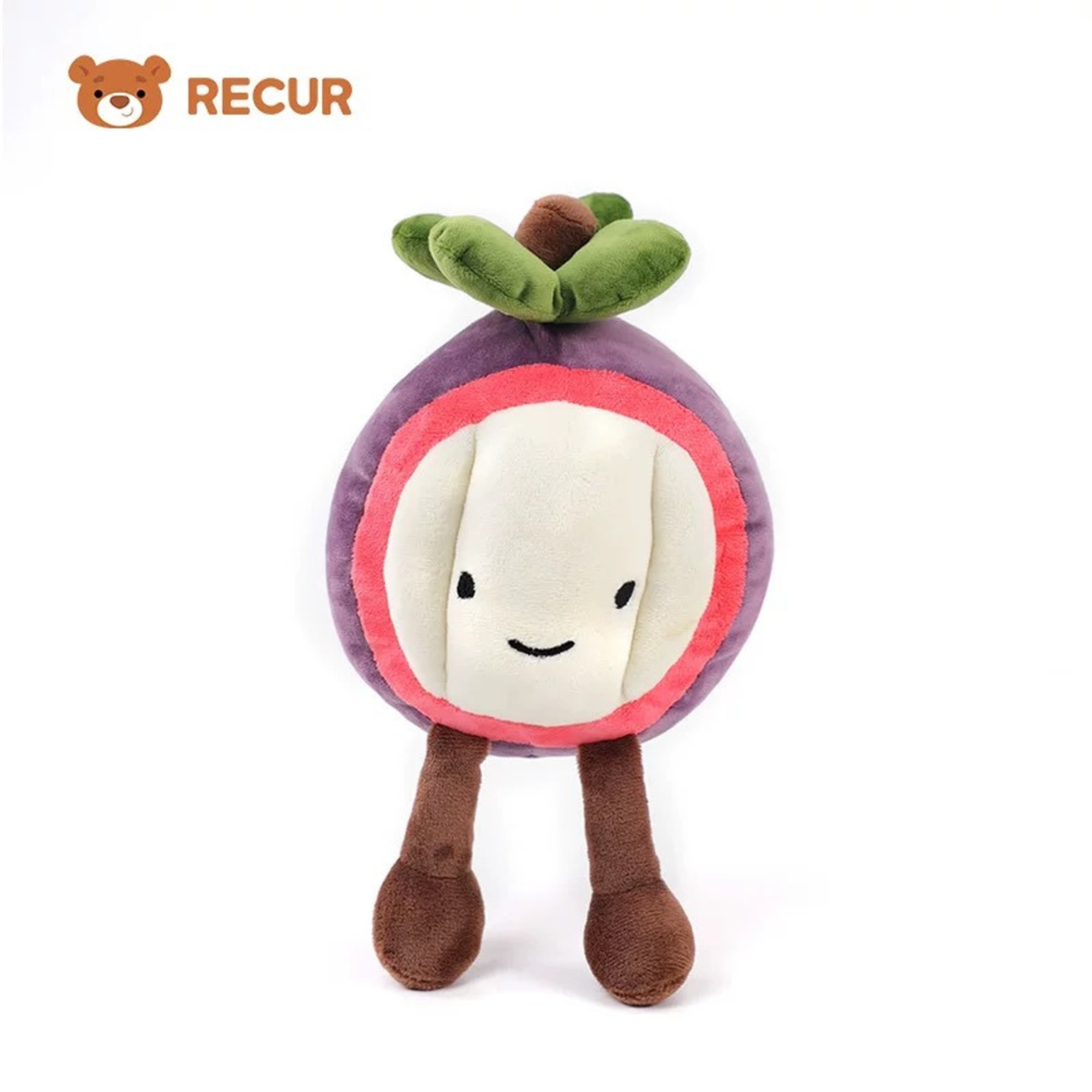 Recur - Đồ chơi nhồi bông Quả Măng Cụt (M)