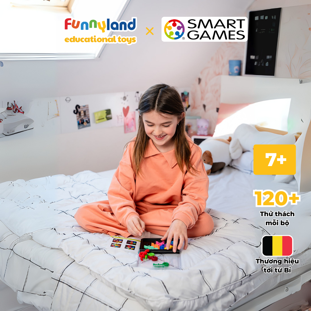 Đồ chơi trí tuệ Smartgames Thử thách IQ Noodles