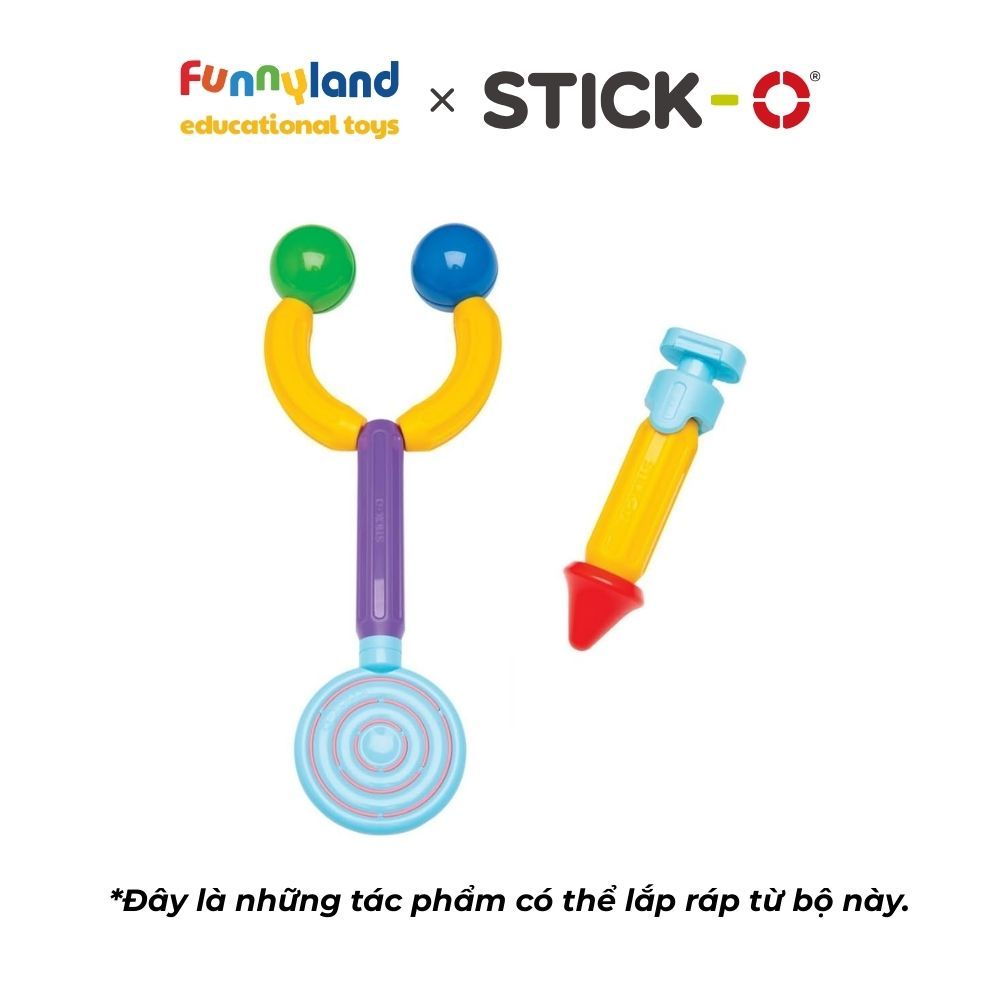 Đồ chơi xếp hình nam châm Hàn Quốc Stick-O ROLE PLAY SET