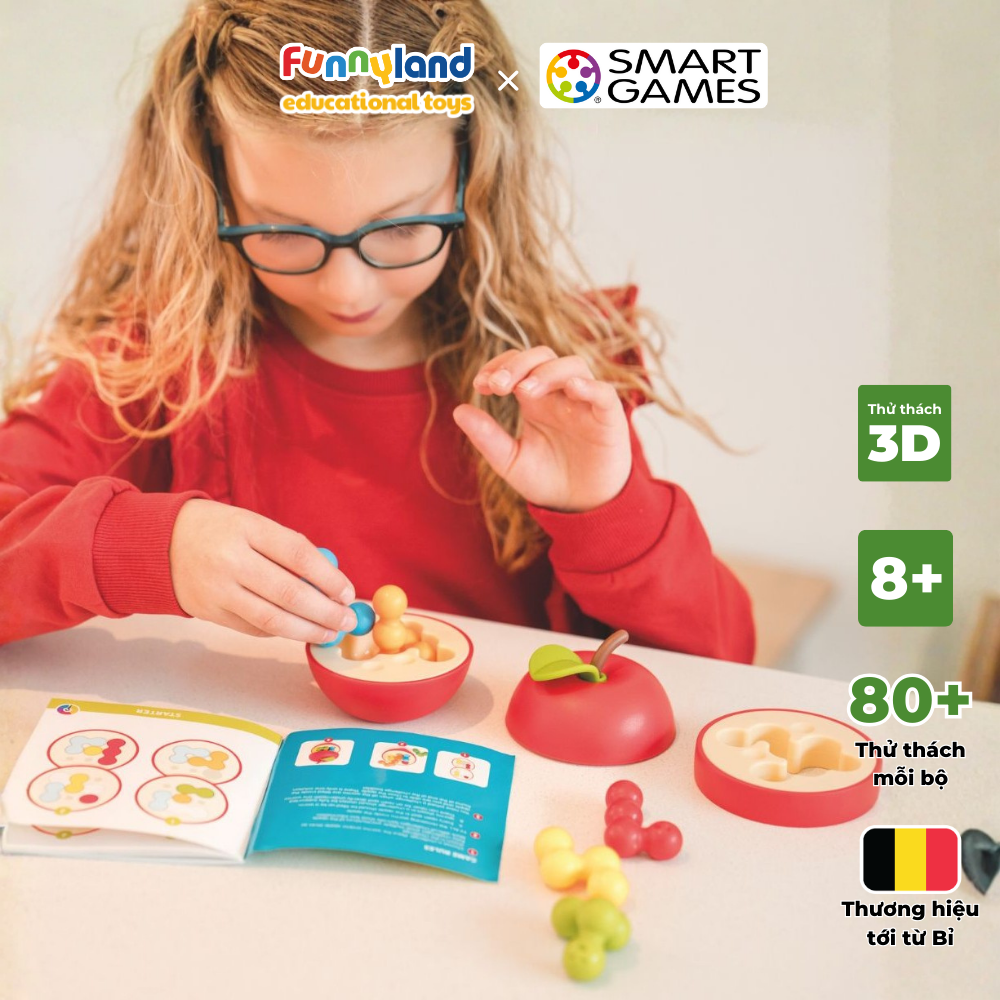 Đồ chơi trí tuệ Smartgames Thử thách Apple Puzzler