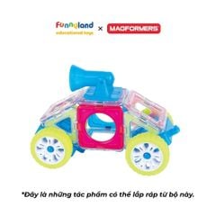 Đồ chơi xếp hình nam châm Hàn Quốc Magformers Bánh xe phát sáng 22 mảnh