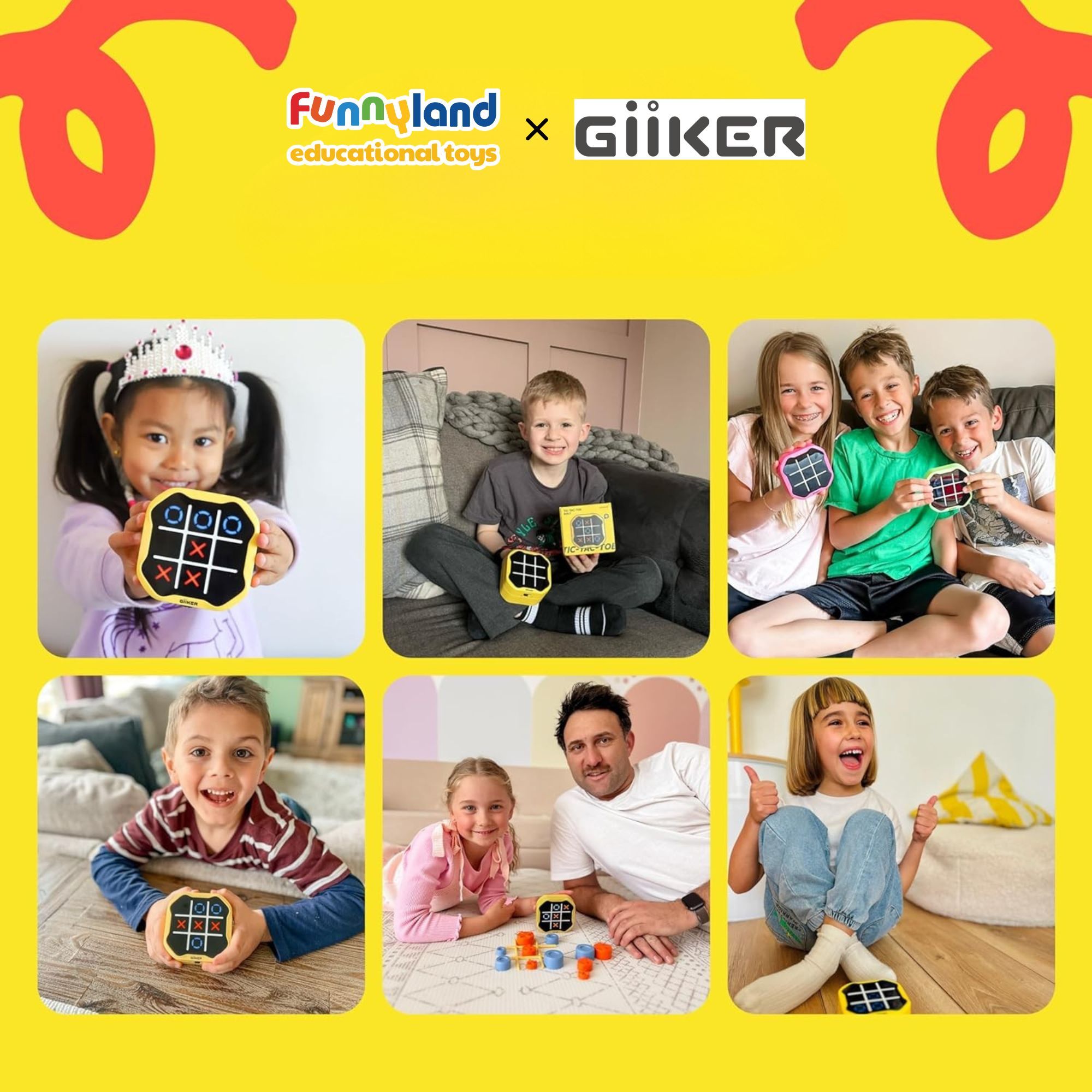 Đồ chơi thông minh Giiker Tic-Tac-Toe Bolt