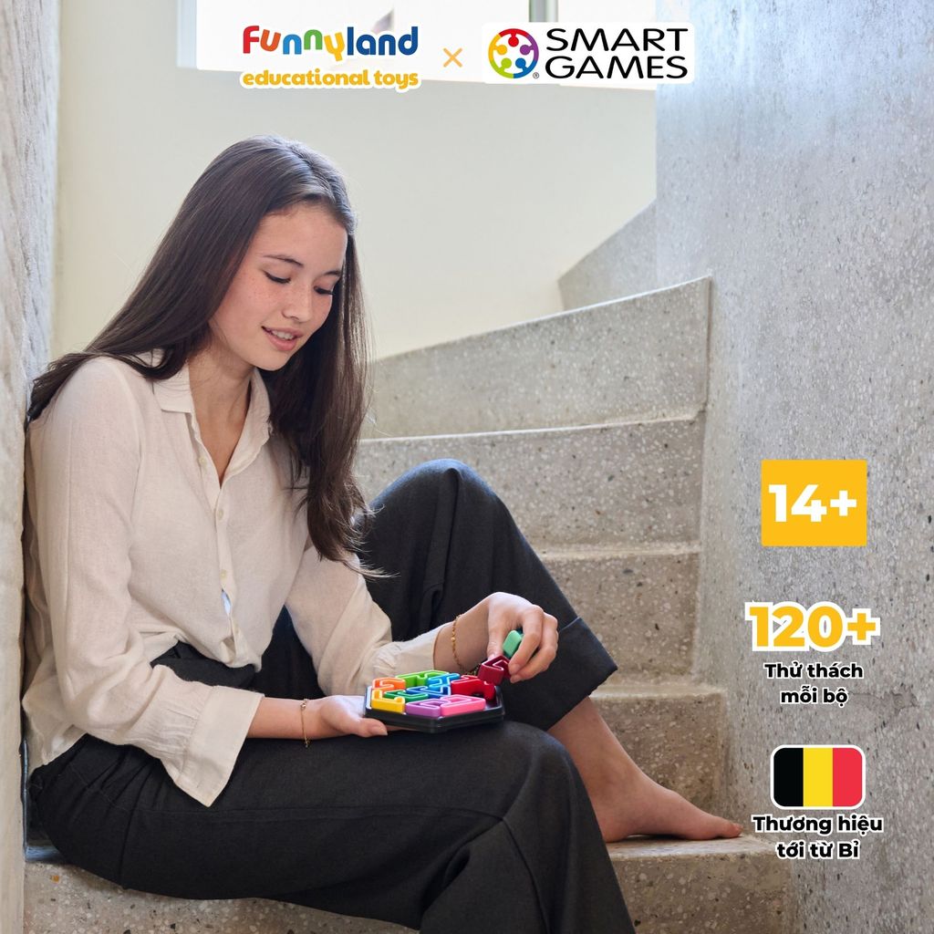 Đồ chơi trí tuệ Smartgames thử thách IQ Deluxe - Hexagon