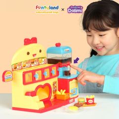 Bộ tiệm bánh Hamburger Dalimi kèm đất nặn