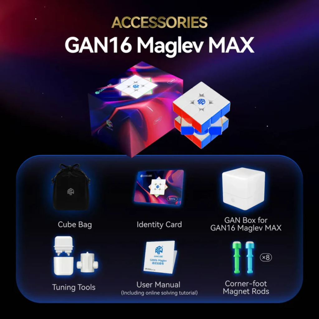 GanCube - Đồ chơi Rubik GAN16 Maglev Max UV