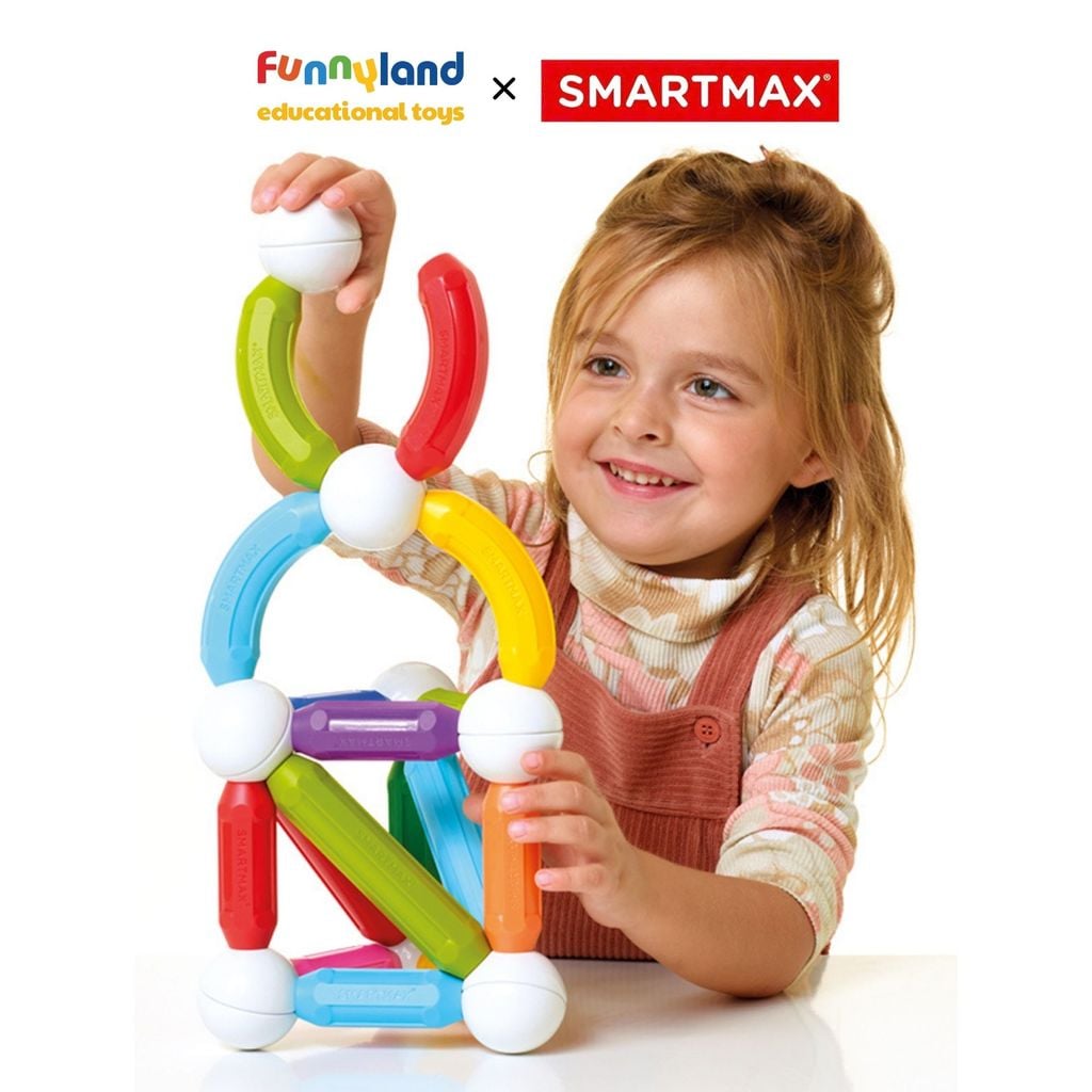 SmartMax - Bộ Xếp Hình Nam Châm (30 pcs)