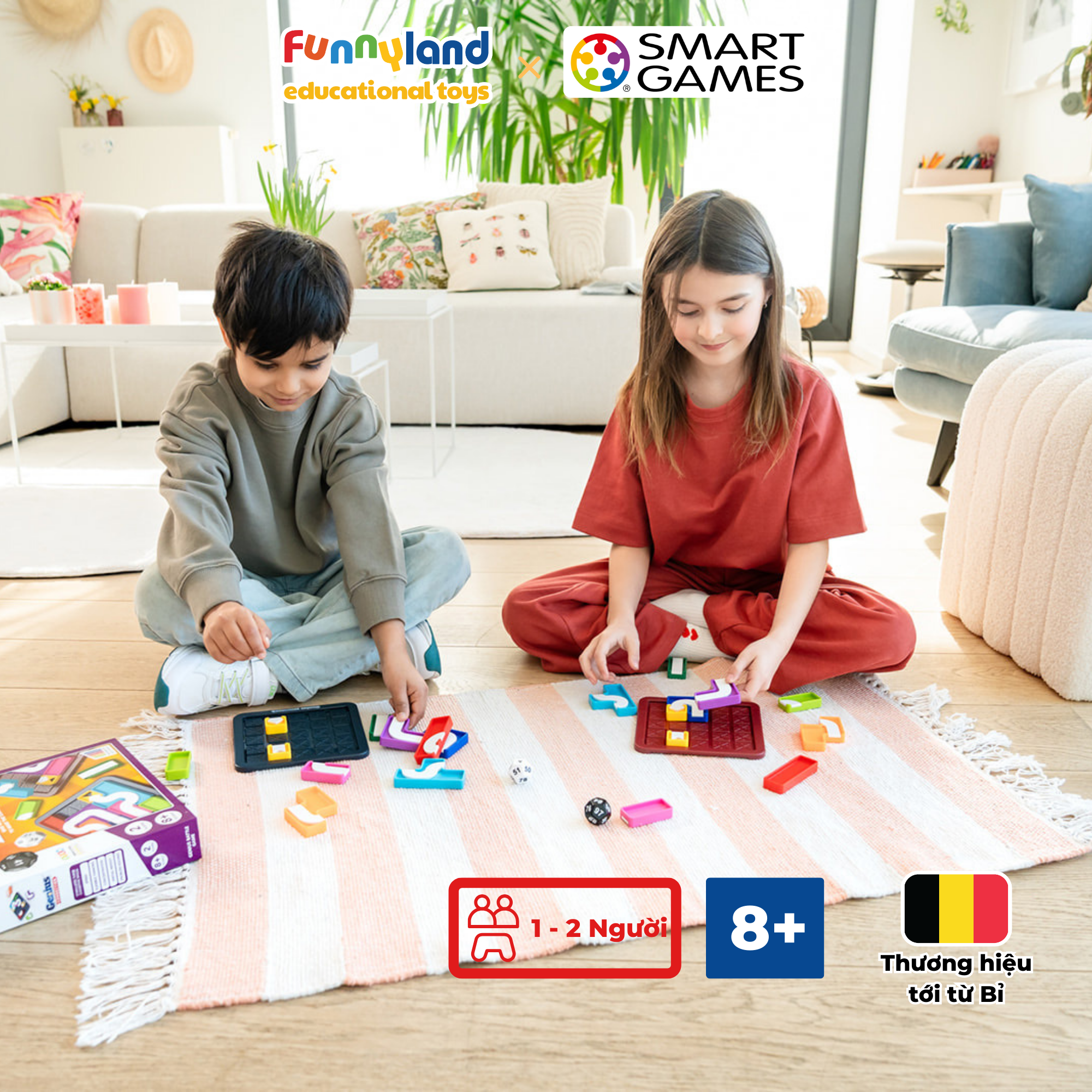 Đồ chơi trí tuệ Smartgames thử thách Genius Connection