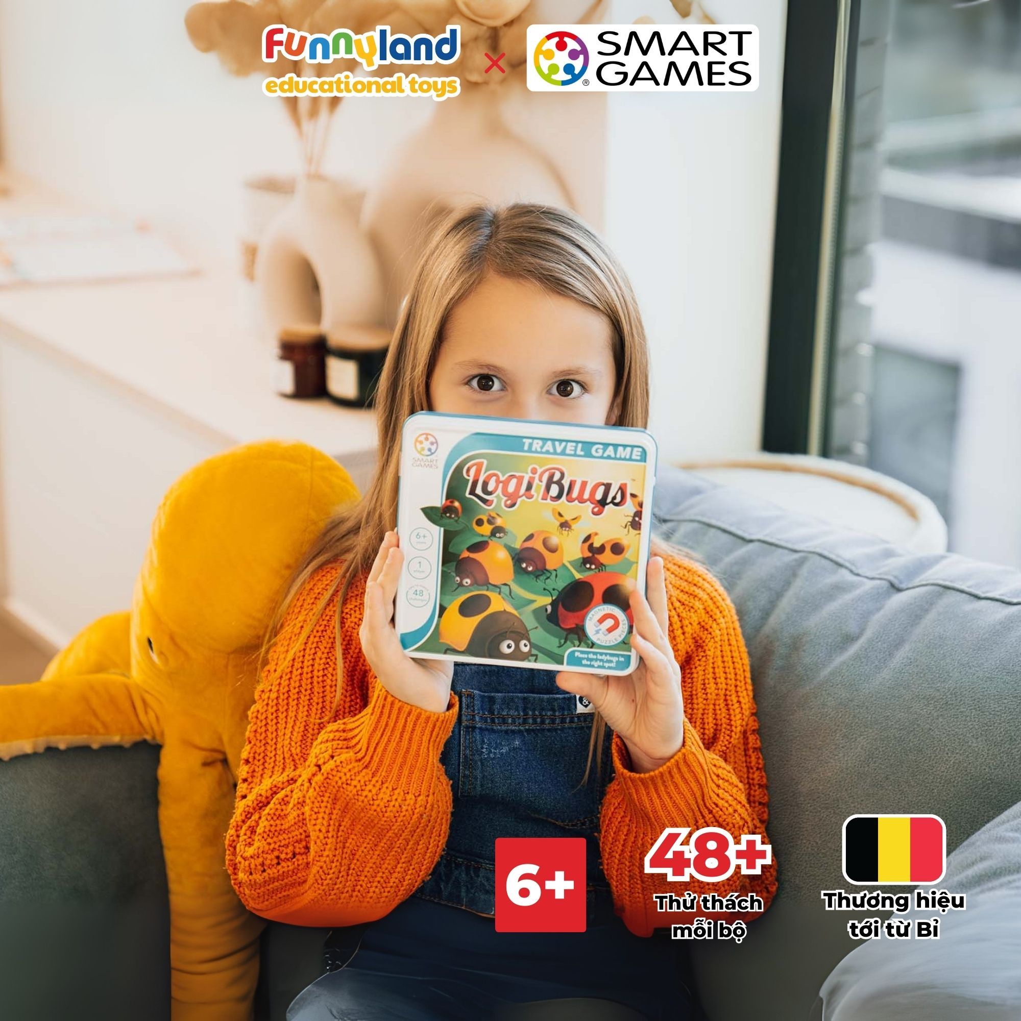 Đồ chơi trí tuệ Smartgames Thử thách Logibugs