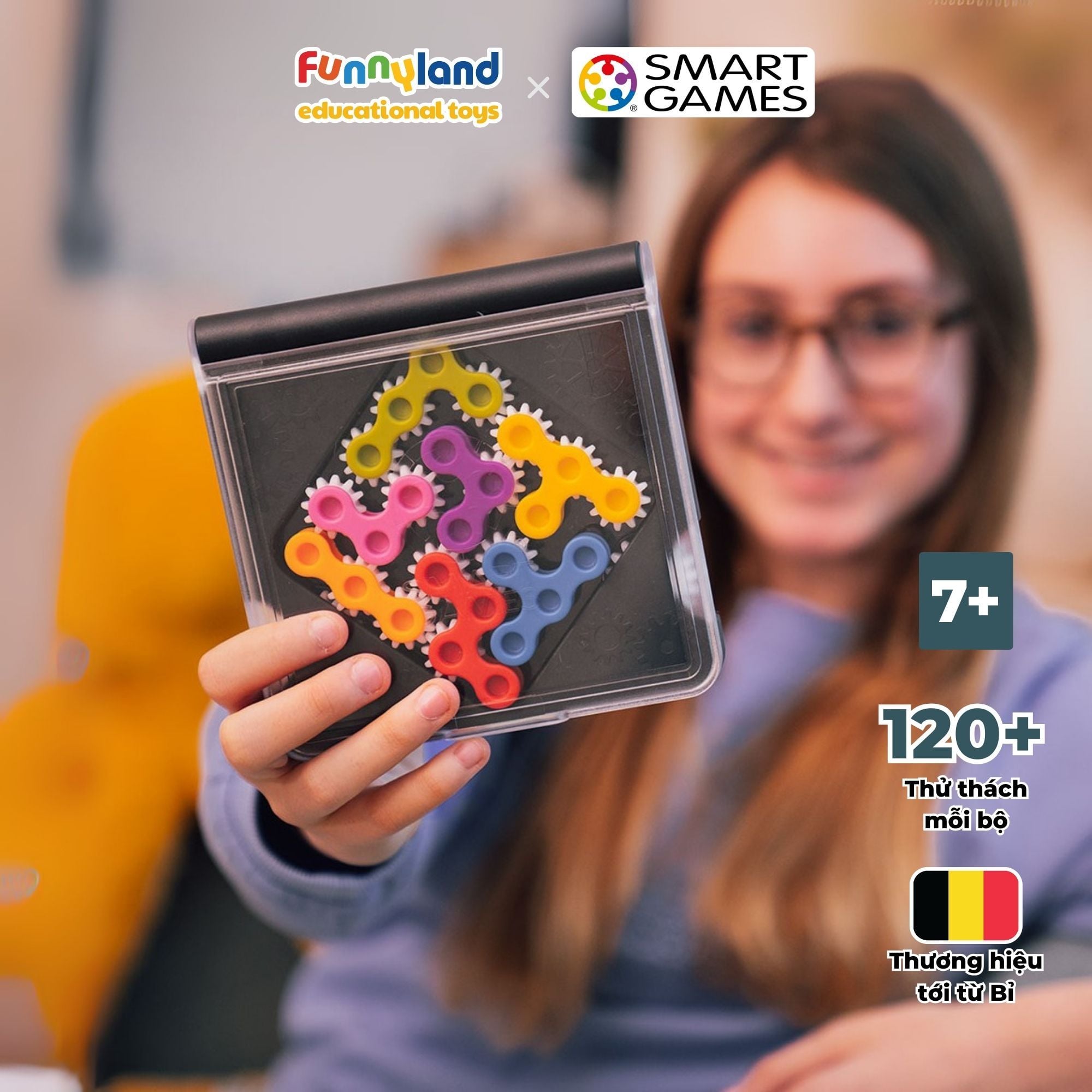 Đồ chơi trí tuệ Smartgames Thử thách IQ Gears