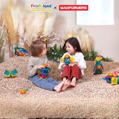 Đồ chơi xếp hình nam châm Hàn Quốc Magformers Bộ Vùng Đất Kỳ Ảo 31 chi tiết