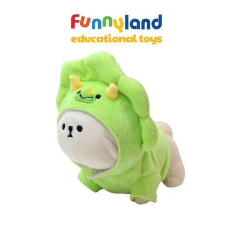 Phụ kiện Thú bông MofmoFriends Mini Hoodie - Khủng long Triceratops