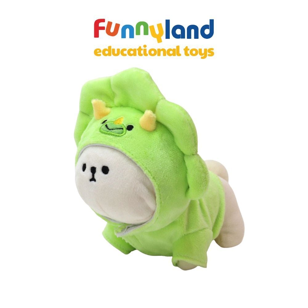  Phụ kiện Thú bông MofmoFriends Mini Hoodie - Khủng long Triceratops 