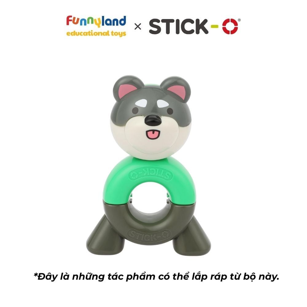 Stick-O - Bộ chơi ú oà chủ đề chó mèo Stick-O