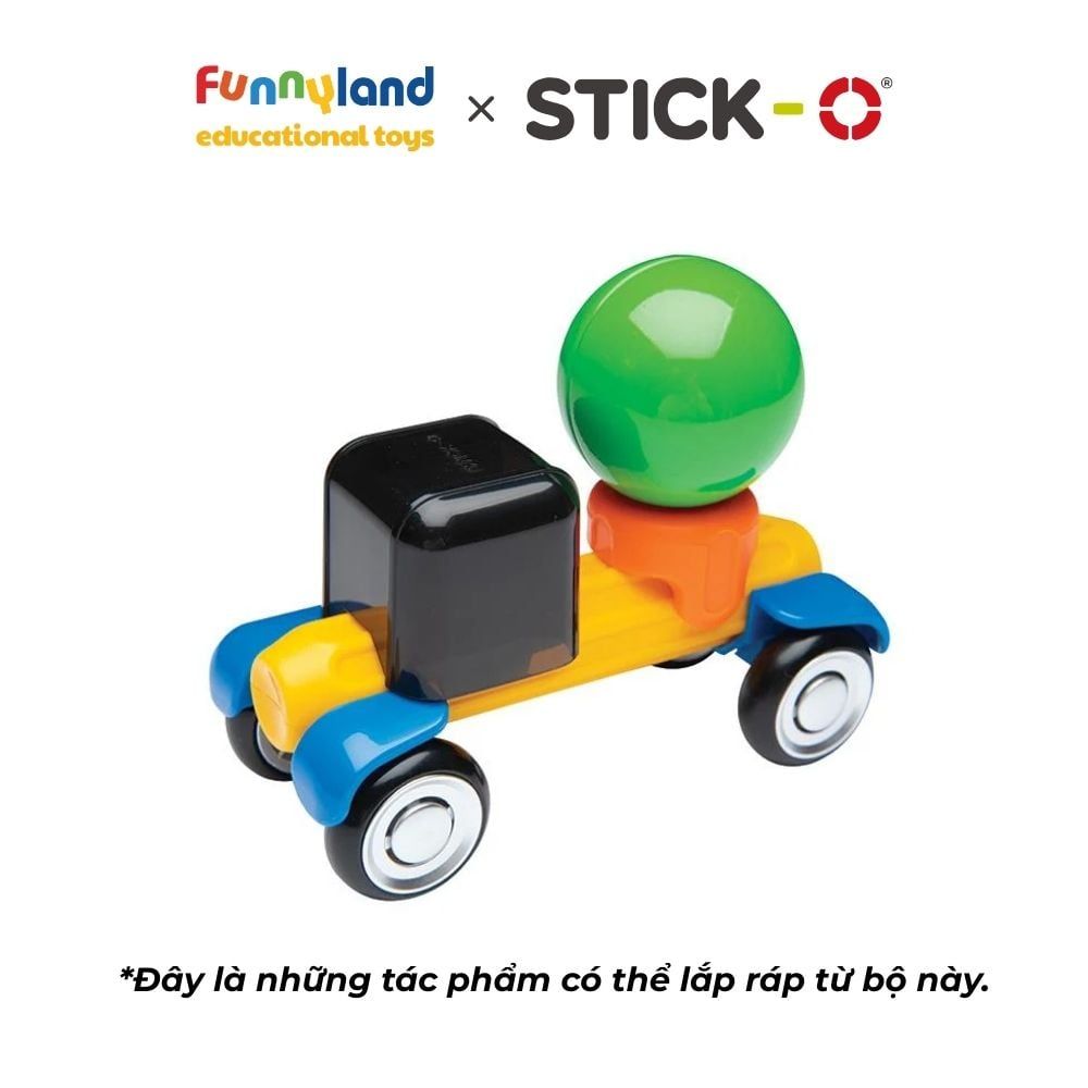 Đồ chơi xếp hình nam châm Hàn Quốc Stick-O CITY SET