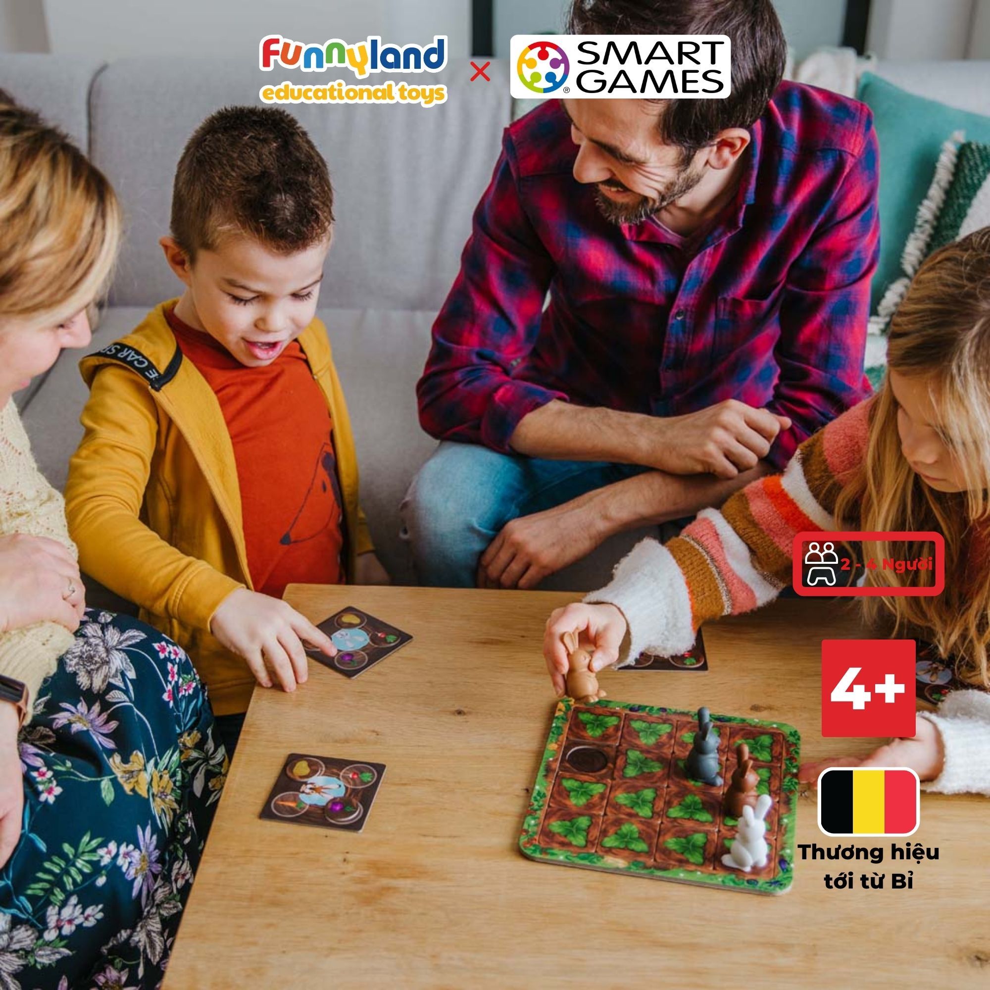 Đồ chơi trí tuệ Smartgames Thử thách Grabbit