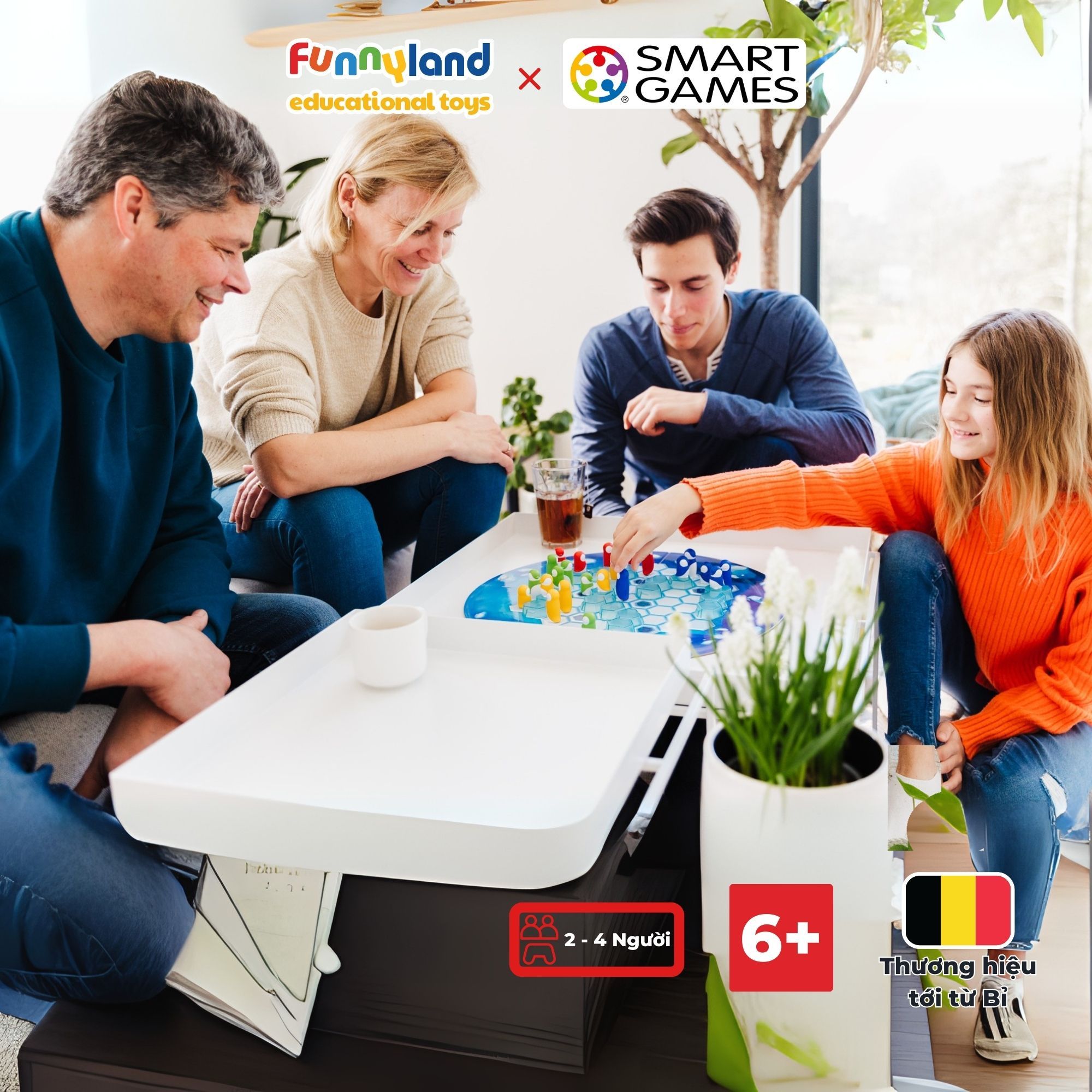 Thử Thách Penguins Huddle Up