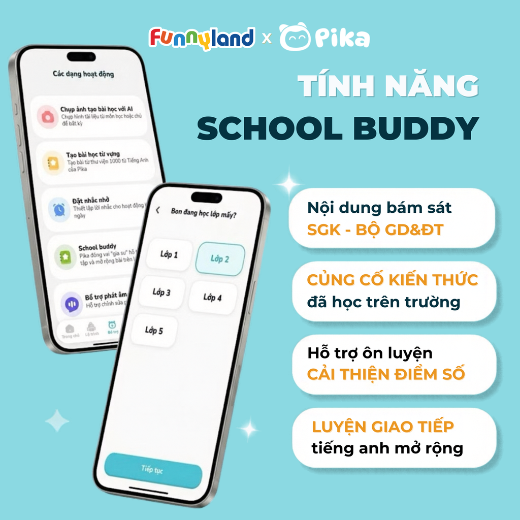 Robot Pika - Robot thông minh học tiếng anh