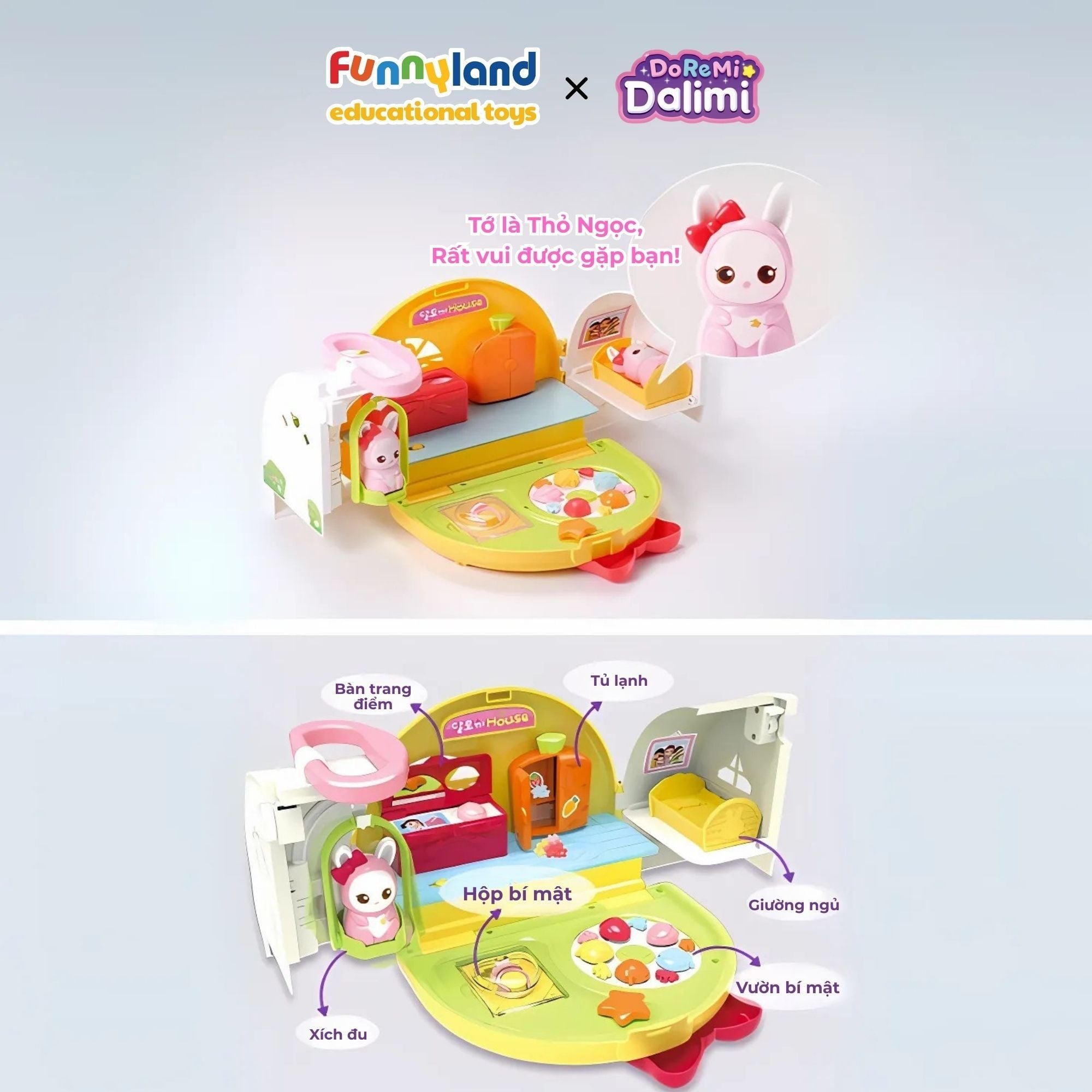 Nhà Thỏ Búp Bê Dalimi