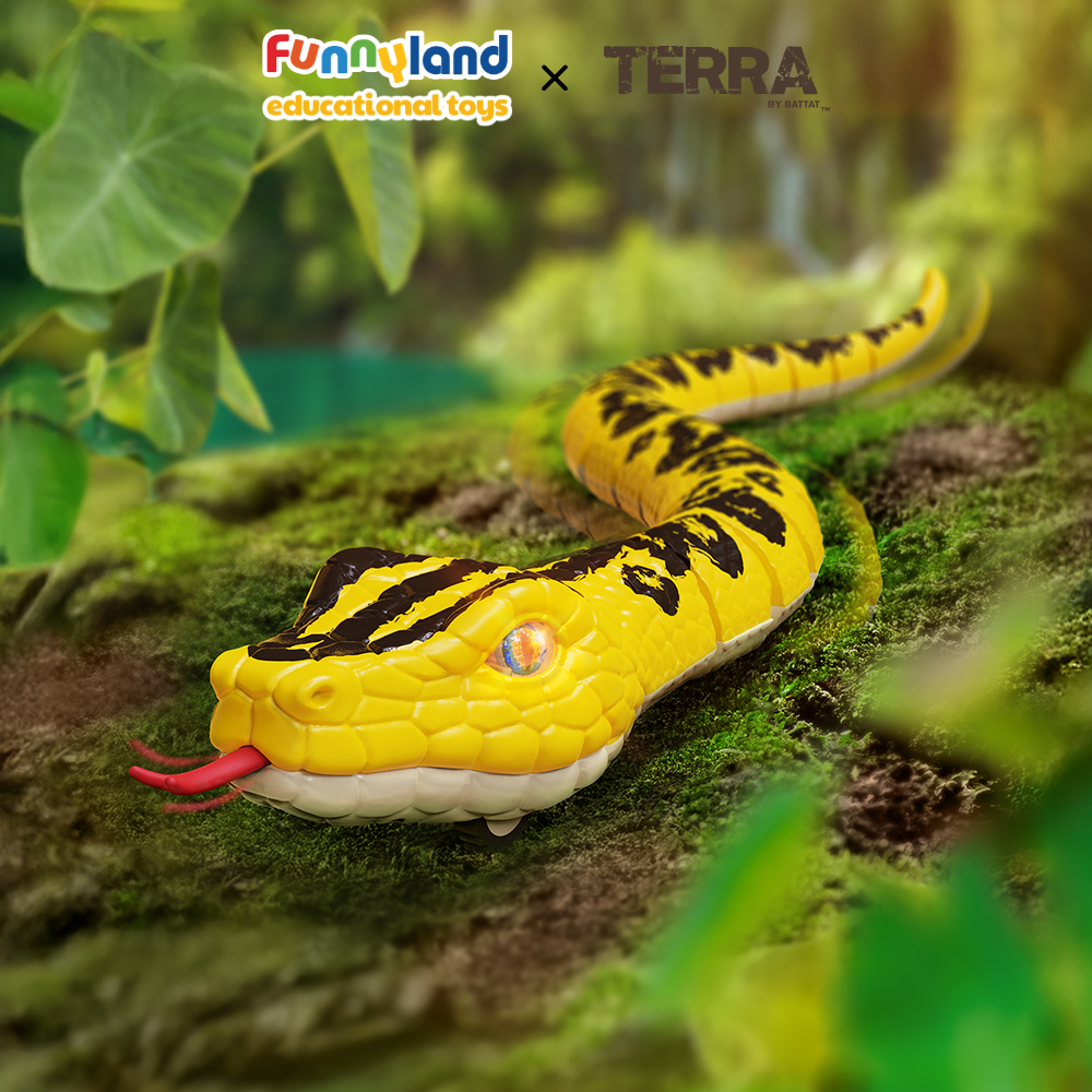 Đồ chơi mô hình động vật Terra - Trăn Anaconda điều khiển từ xa