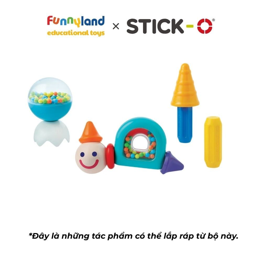 Stick-O - Bộ bạn thân ngộ nghĩnh (10 chi tiết) Stick-O