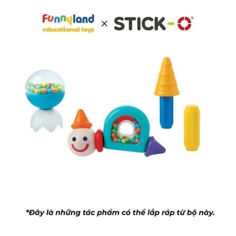 Đồ chơi xếp hình nam châm Hàn Quốc Stick-O POP FRIENDS SET