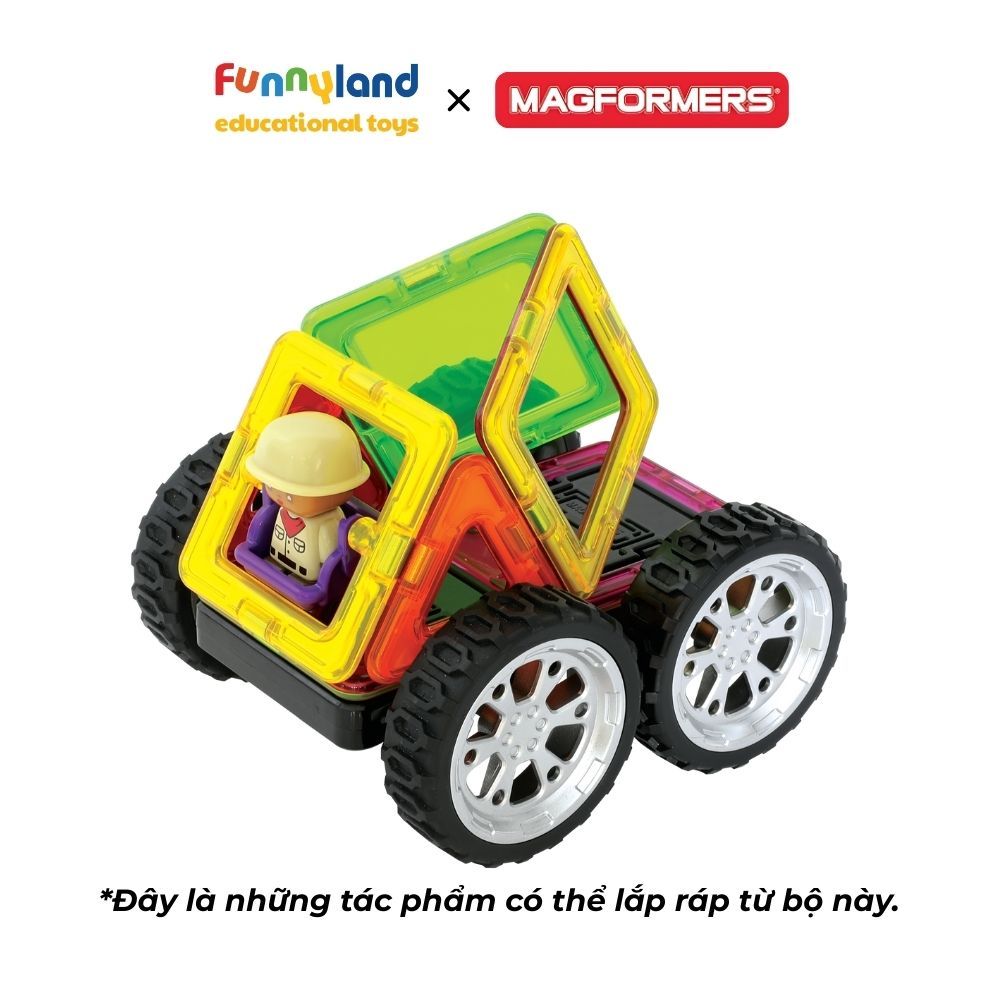 Magformers - Bộ Xe Thám Hiểm Jungle Rally (Kèm Nhân Vật)