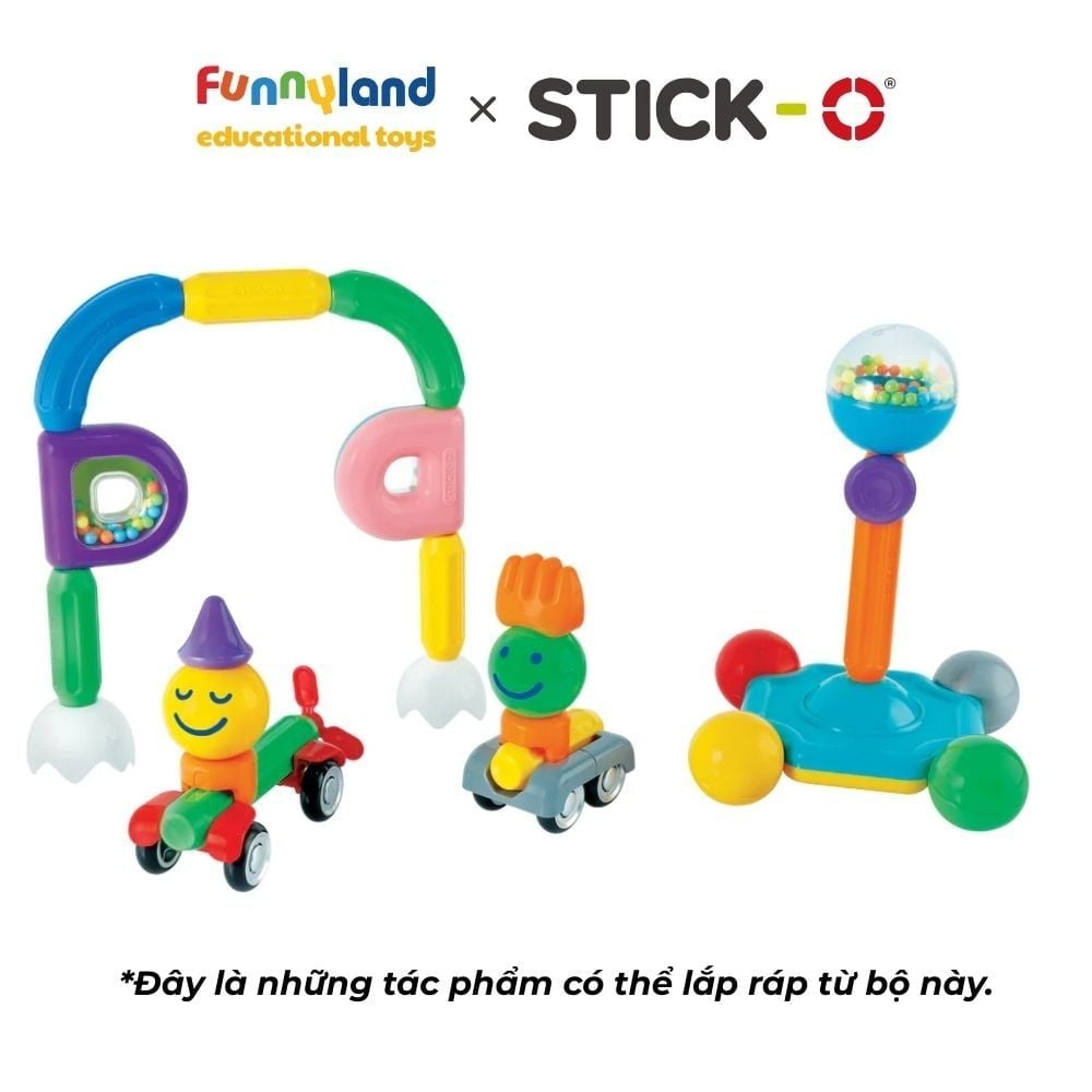 Stick-O - Bộ sáng tạo (60 chi tiết) Stick-O