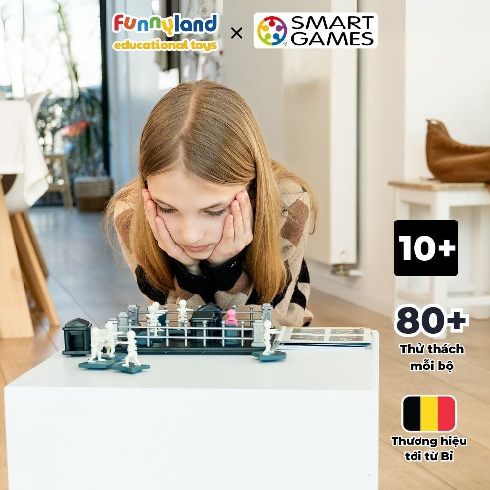 Đồ chơi trí tuệ Smartgames Thử thách Graveyard Shift