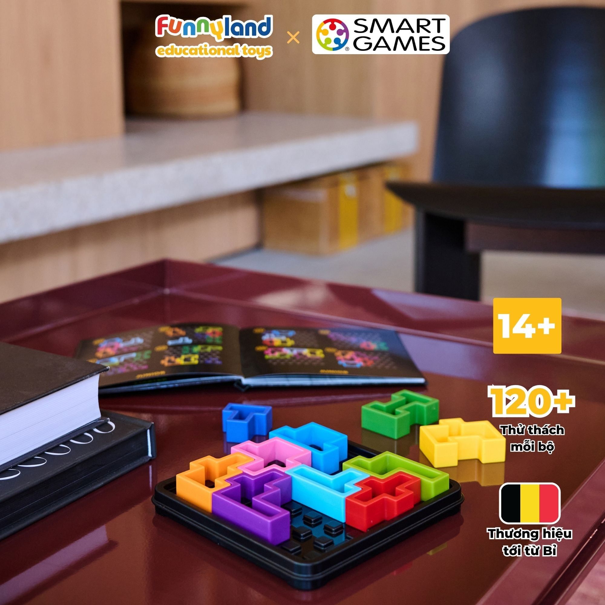 Đồ chơi trí tuệ Smartgames thử thách IQ Deluxe - Square