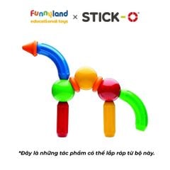 Đồ chơi xếp hình nam châm Hàn Quốc Stick-O BASIC 10 SET