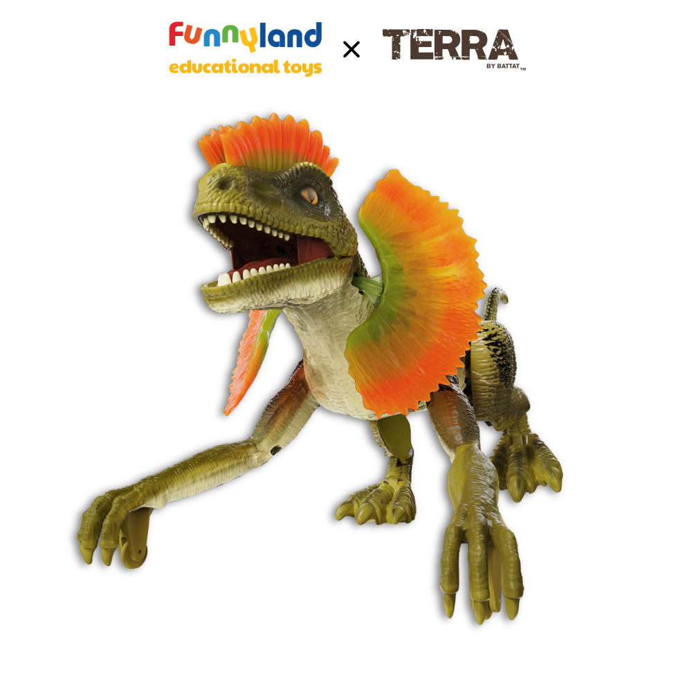 Đồ chơi mô hình động vật Terra - Khủng Long điều khiển từ xa Dilophosaurus Dinosaur