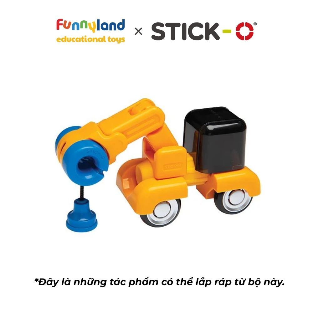 Đồ chơi xếp hình nam châm Hàn Quốc Stick-O CONSTRUCTION SET