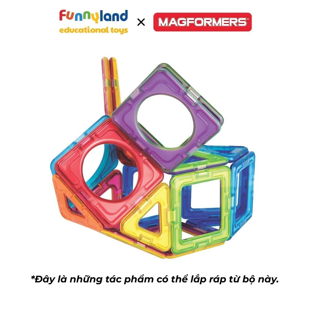 Đồ chơi xếp hình nam châm Hàn Quốc Magformers bộ mở rộng 30 mảnh