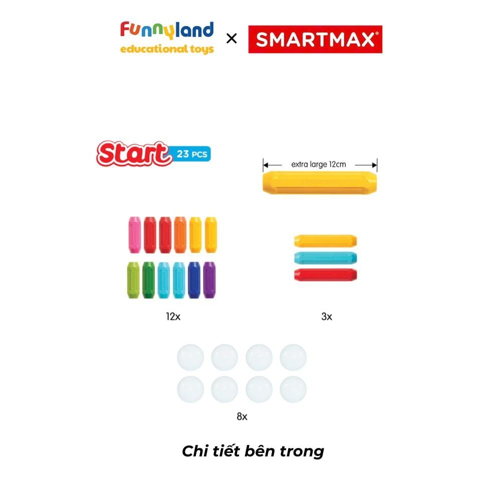 Đồ chơi xếp hình nam châm SmartMax Start 23 pcs
