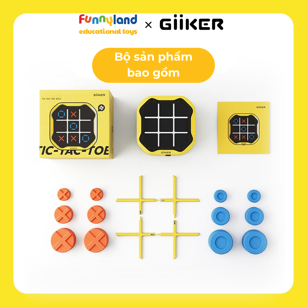 Đồ chơi đố trí: Đồ chơi Giiker Tic-Tac-Toe Bolt
