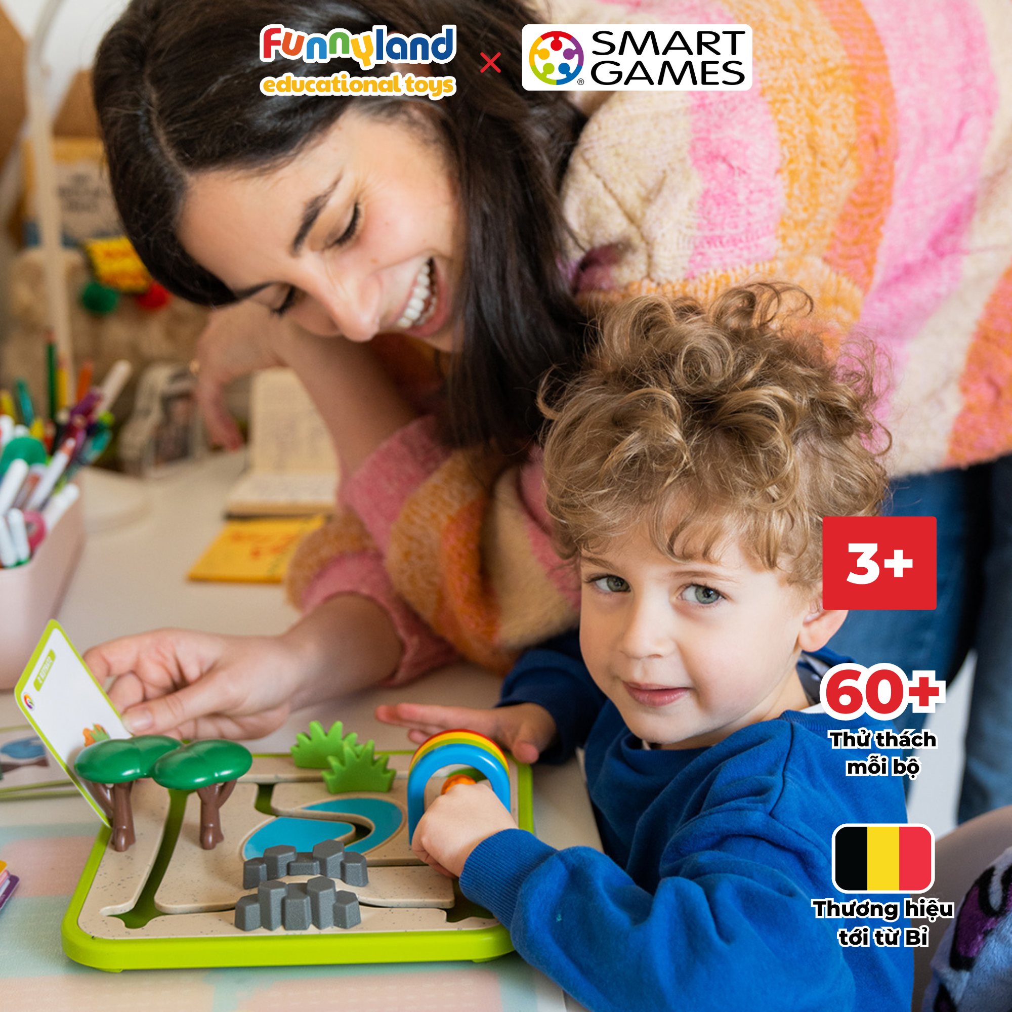 Đồ chơi trí tuệ Smartgames thử thách Safari Park Jr.