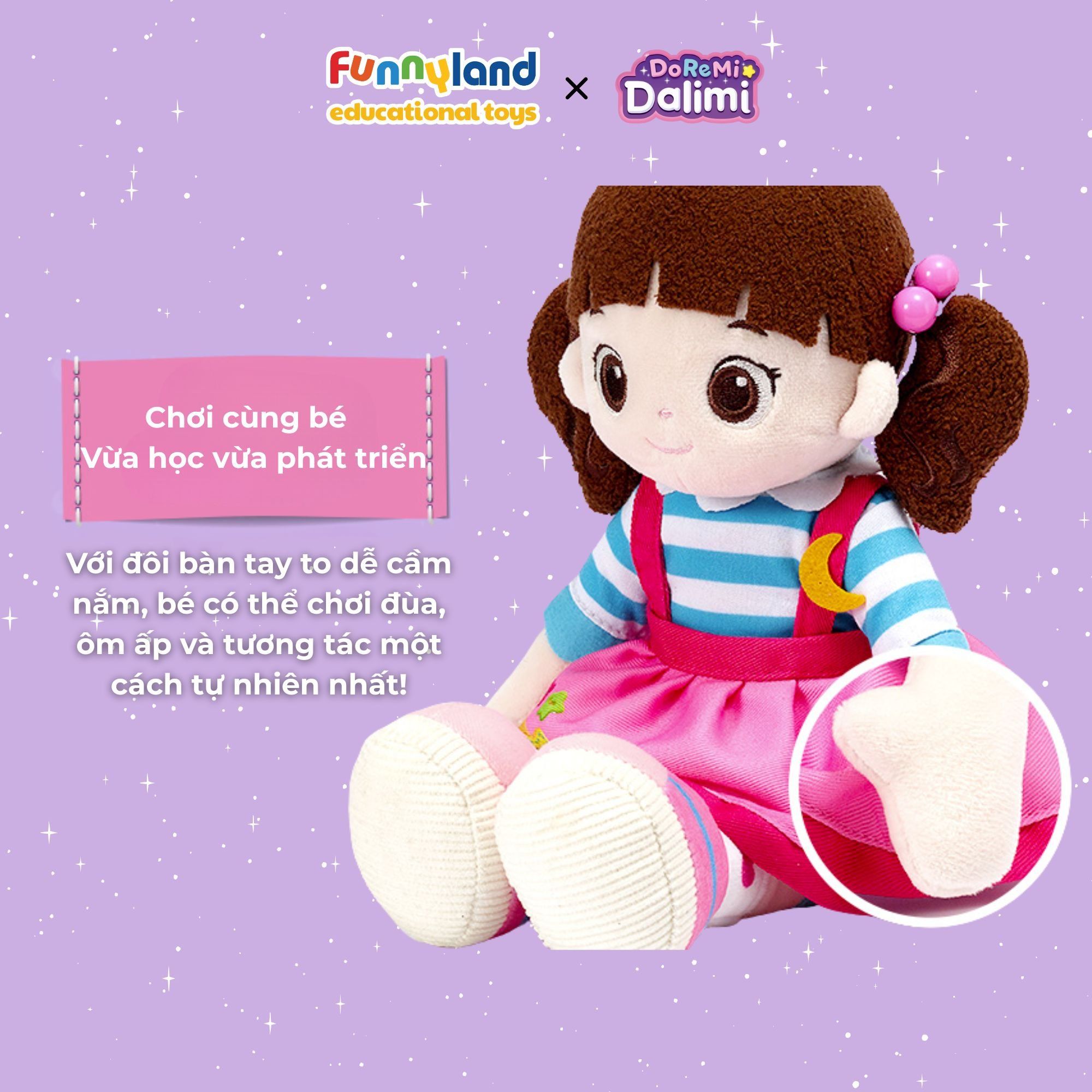 Búp Bê Doremi vải bông Dalimi