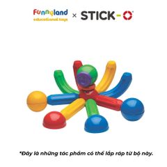 Đồ chơi xếp hình nam châm Hàn Quốc Stick-O BASIC 20 SET