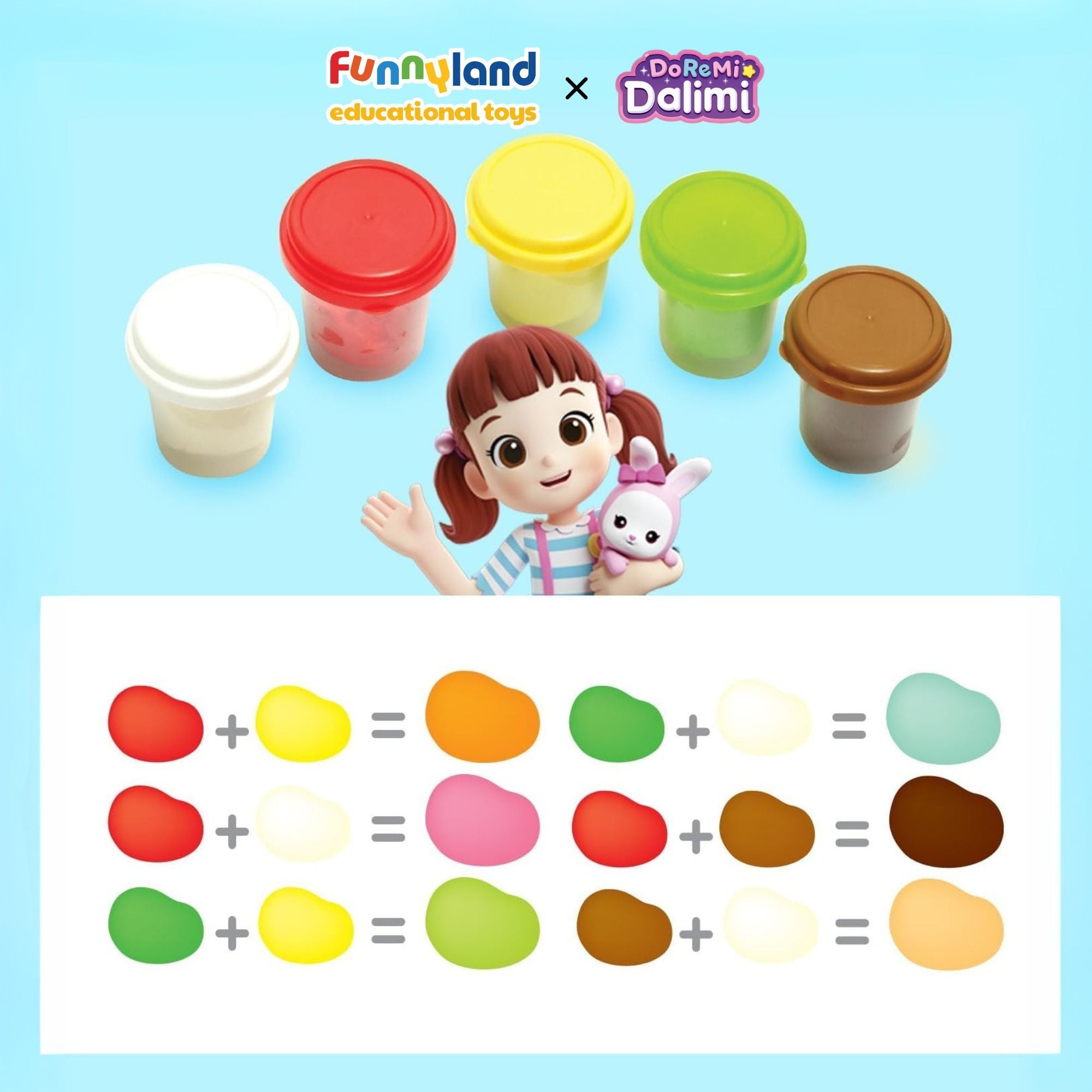 Bộ tiệm kem Dalimi kèm đất nặn