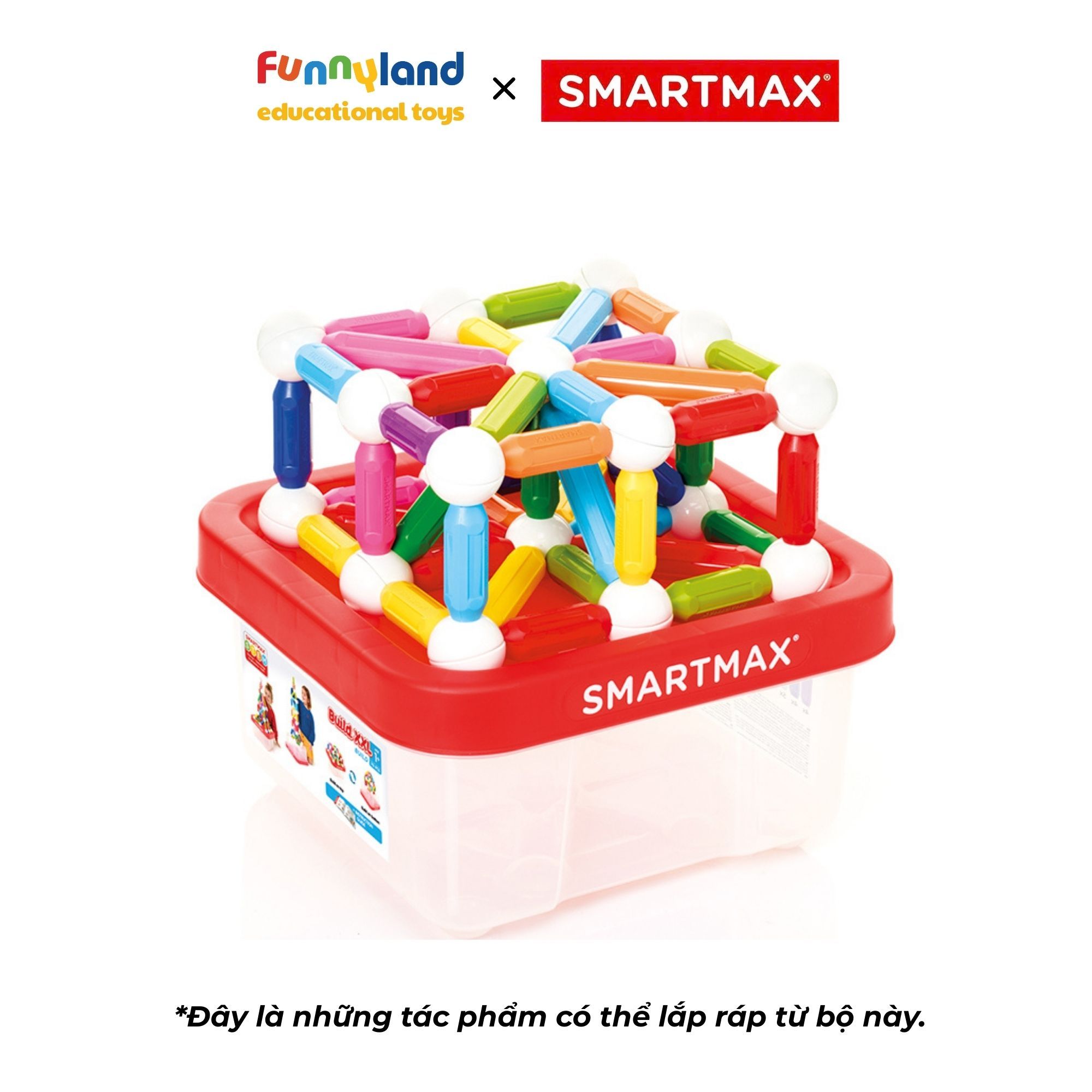 Đồ Chơi Thông Minh Bộ Xây Dựng XXL (70 pcs) SmartMax
