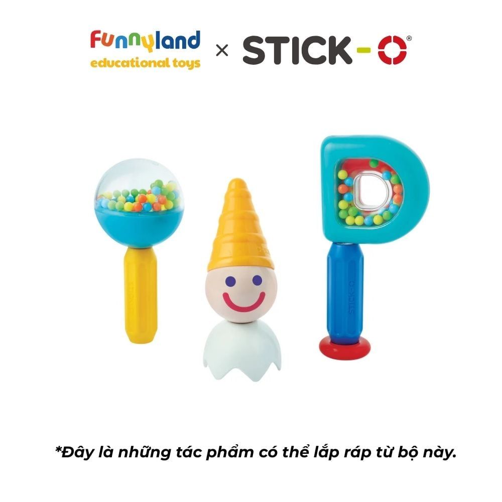 Đồ chơi xếp hình nam châm Hàn Quốc Stick-O POP FRIENDS SET