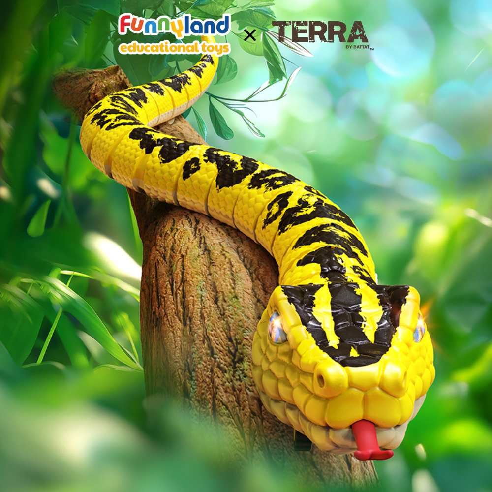 Đồ chơi mô hình động vật Terra - Trăn Anaconda điều khiển từ xa
