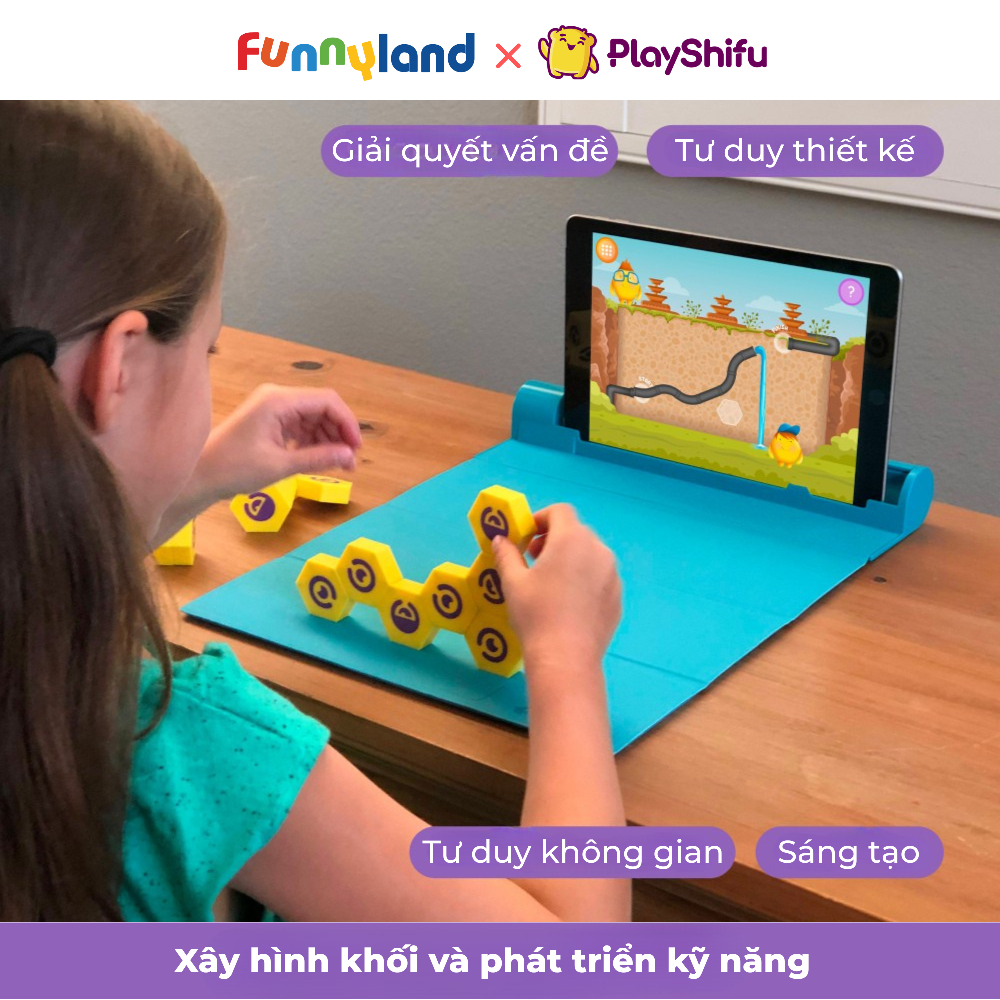 Bộ đồ chơi thực hành STEM - Tư duy Logic Wiz Plugo